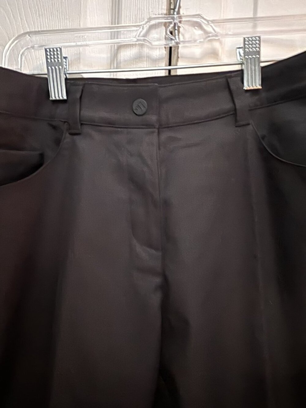 Women's Adidas Black Athletic Pants NWT Size 6x28 5 Pocket Stretch Golf Sport - Picture 2 of 3